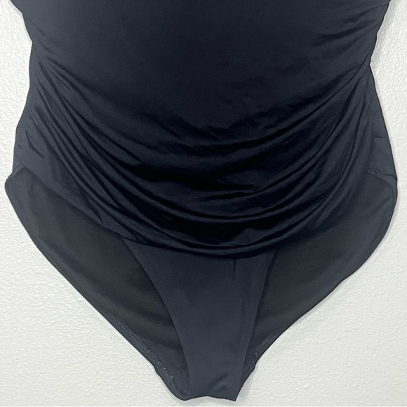 Lauren Ralph Lauren Swimsuit One Piece Swimwear 22W Black Full Coverage - Picture 3 of 9